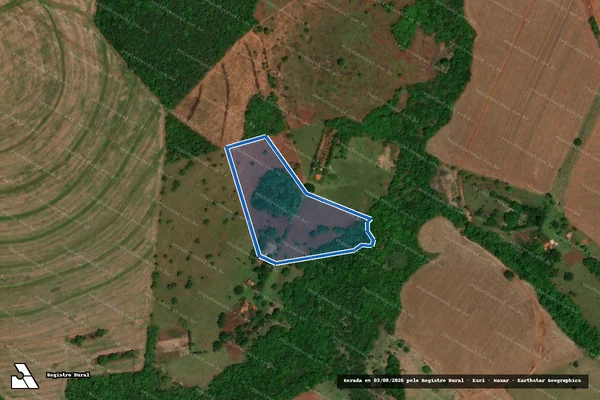 Imagem de satélite de Fazenda Guariroba - Gleba 04 em Serranópolis - GO