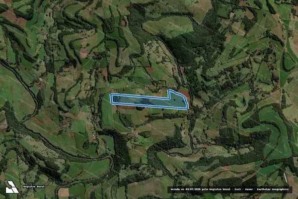 Imagem de satélite de SITIO SAO PAULO - SITIO SAO PAULO - GLEBA A em Coronel Martins - SC