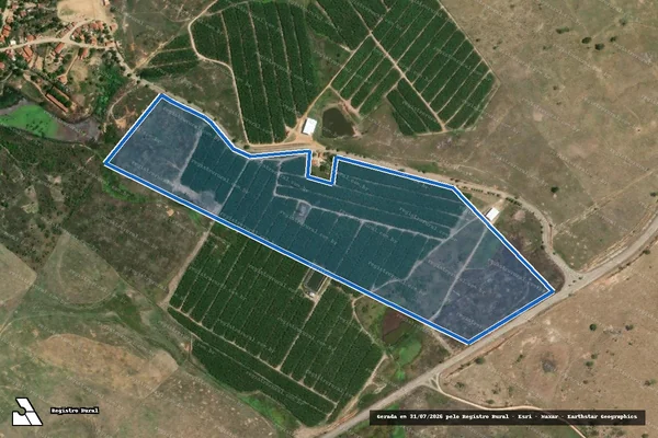 Imagem de satélite de Fazenda Sape - Fazenda Sapé (gleba 01) em Jequitinhonha - MG