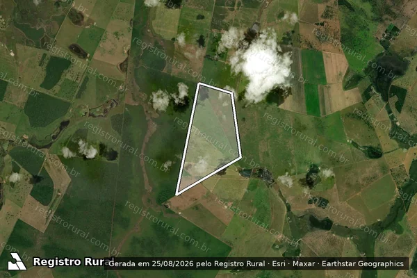 Imagem de satélite de FAZENDA OLHO D ÁGUA - Mat. 122 em Vila Bela da Santíssima Trindade - MT