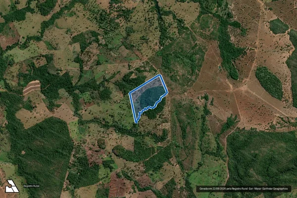 Imagem de satélite de PROJETO DE ASSENTAMENTO JOSUÉ DE CASTRO / Lote 15 - Lote 15 em Porangatu - GO