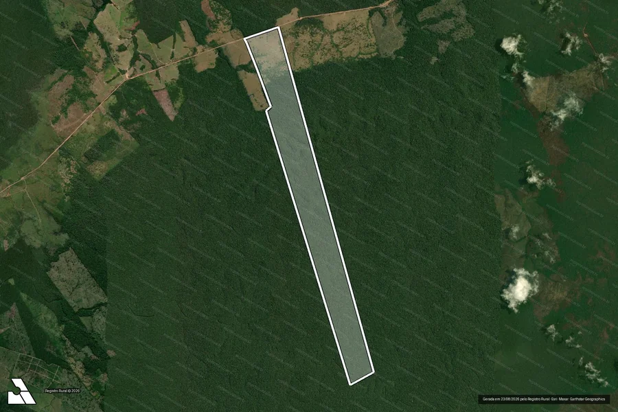 Imagem aérea do item B