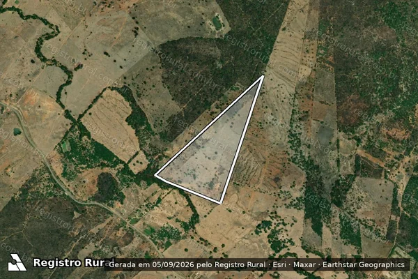 Imagem de satélite de FAZENDA PAPAGAIO - FAZENDA PAPAGAIO/DESMEMBRADA 1 em Serra Talhada - PE