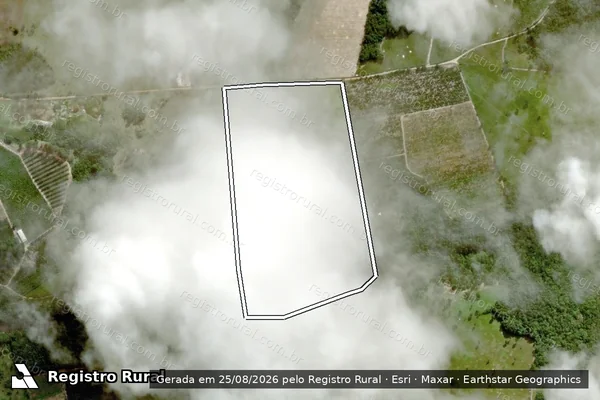 Imagem de satélite de P.A. MARAVILHA - LOTE 57 em Eunápolis - BA