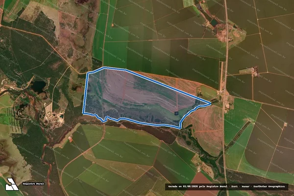 Imagem de satélite de Fazenda São Pedro / Parte 1 em Rondonópolis - MT