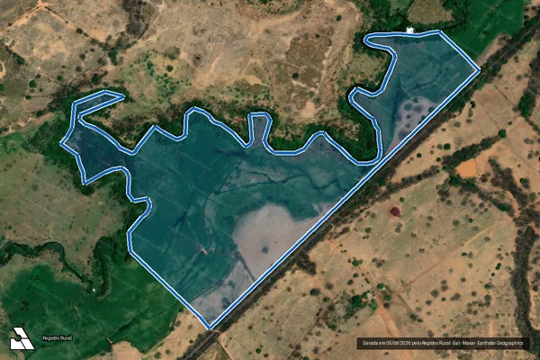 Imagem de satélite de FAZENDA MARIANA - Parte 1 em Montes Claros - MG