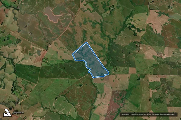 Imagem de satélite de Tapera - Gleba B em Tupanciretã - RS