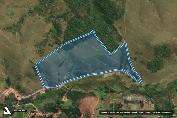 Imagem de satélite de Sitio Pessegueiro - Parte 1 em Cunha - SP