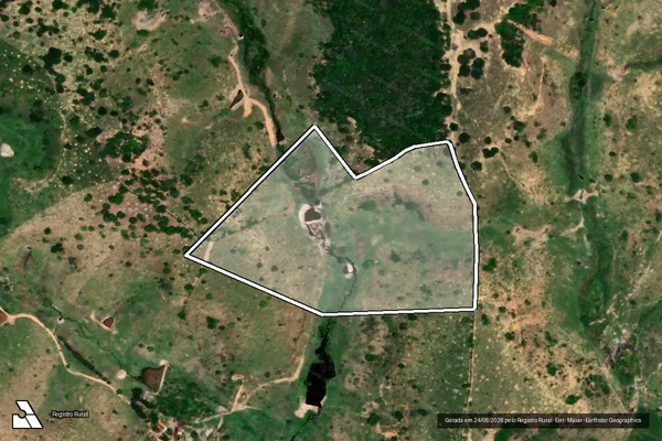 Imagem de satélite de FAZENDA BEIJA FLOR - Parcela 5 em Bertópolis - MG