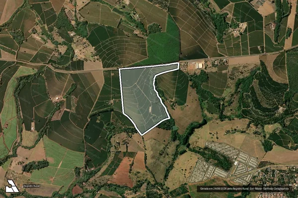 Imagem de satélite de Sítio Santa Terezinha - Sítio Santa Terezinha em Franca - SP