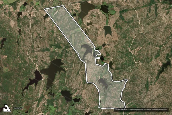 Imagem de satélite de FAZENDA NERILANDIA - Parte 1 em Jaguaretama - CE