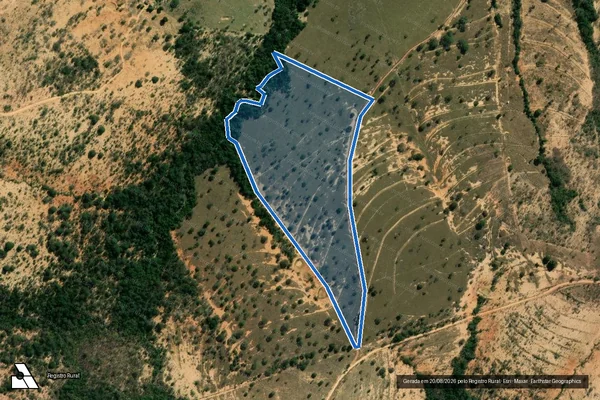 Imagem de satélite de FAZENDA RETIRO - Gleba 03 em São Gonçalo do Abaeté - MG