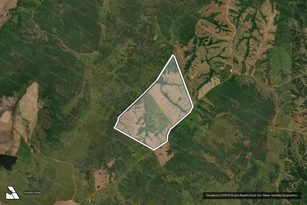 Imagem de satélite de Agropecuária Santa Rita / Parte 1 em Bagé - RS