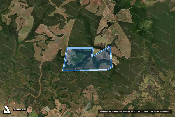 Imagem de satélite de Fazenda São Francisco - Parte 1 em Paranatinga - MT