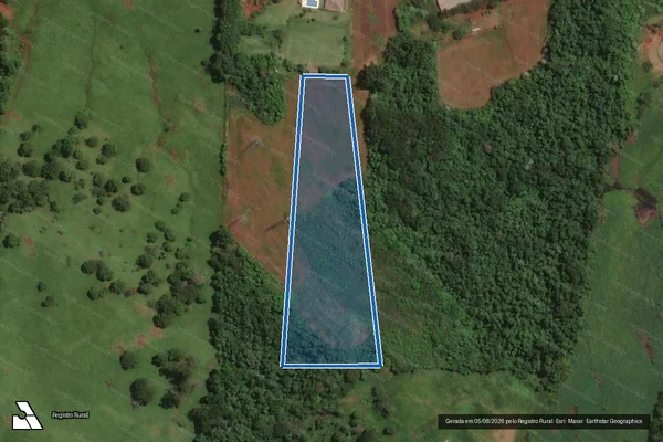 Imagem de satélite de LOTE 10 REMANESCENTE - GLEBA A - GLEBA A-6 em Londrina - PR