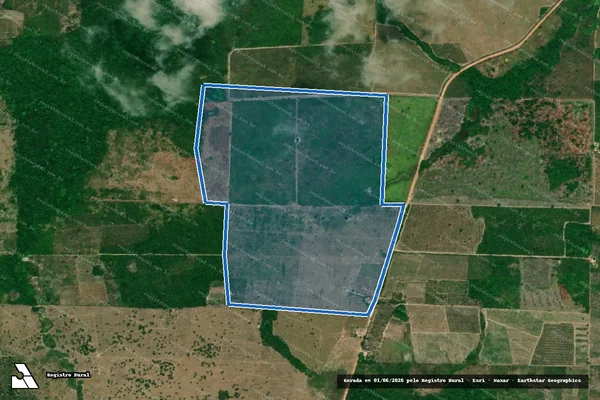 Imagem de satélite de Fazenda R.F. - Parte 2 em Capitão Poço - PA