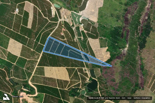 Imagem de satélite de SÍTIO ORIENTE - Parte 1 em Governador Lindenberg - ES