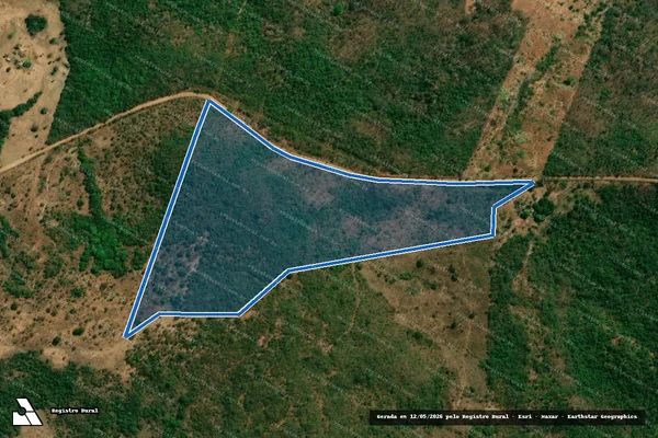 Imagem de satélite de Fazenda Santa Barbara - 001 em Santa Fé de Goiás - GO