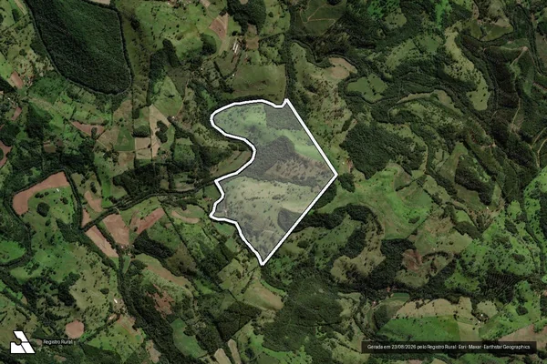Imagem de satélite de Lote nº 04 da Gleba nº 24 do Imóvel Catanduvas - 01 em Quedas do Iguaçu - PR