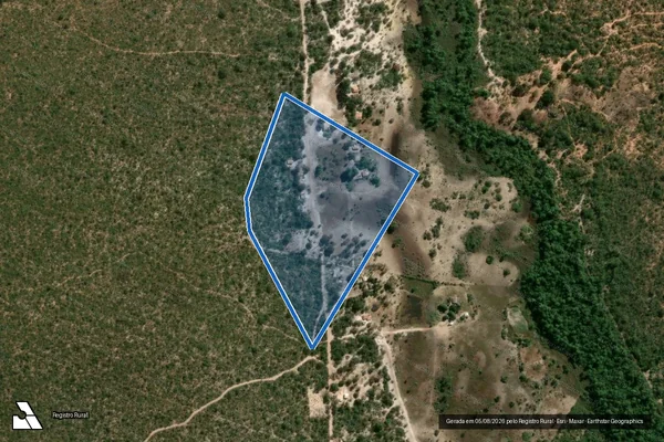 Imagem de satélite de Fazenda São Domingos - FAZENDA SÃO DOMINGOS ? GLEBA 03 em Bonito de Minas - MG