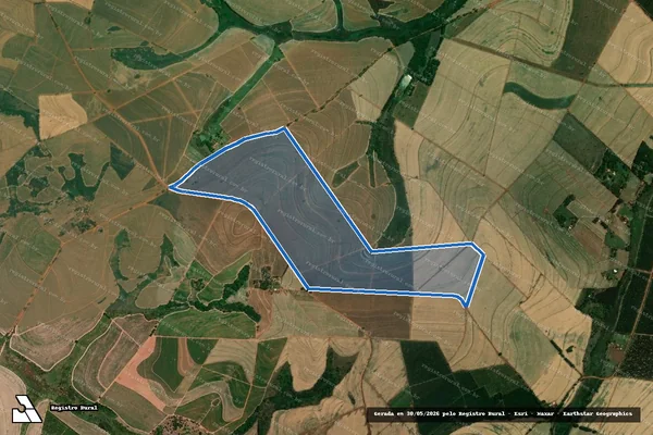 Imagem de satélite de Fazenda Nova Guarani - PARTE 1 em Bebedouro - SP
