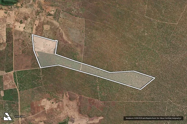 Imagem de satélite de GLEBA LAGOAS 02 - Parte 1 em Santo Inácio do Piauí - PI