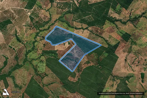 Imagem de satélite de Fazenda Gonçalo - PARTE 1 em Mara Rosa - GO