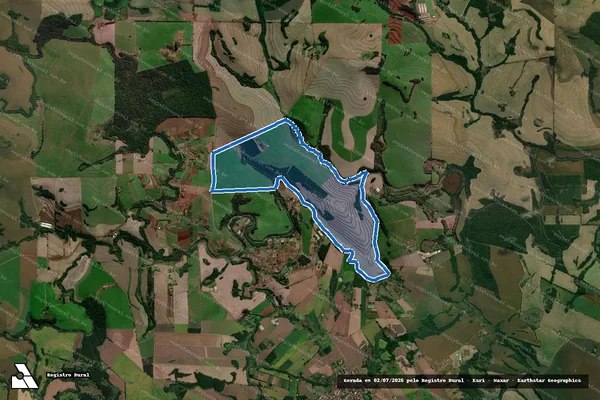 Imagem de satélite de FAZENDA SANTA EFIGÊNIA - Parte 1 em Londrina - PR