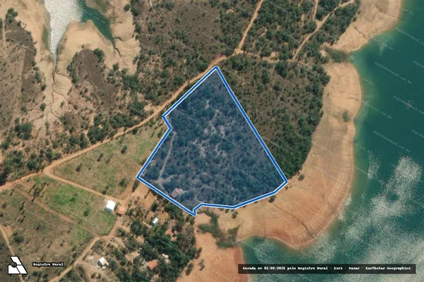 Imagem de satélite de FAZENDA SÃO JOÃO DO CURRALINHO - FAZENDA SÃO JOÃO DO CURRALINHO (GLEBA 01) em Morada Nova de Minas - MG