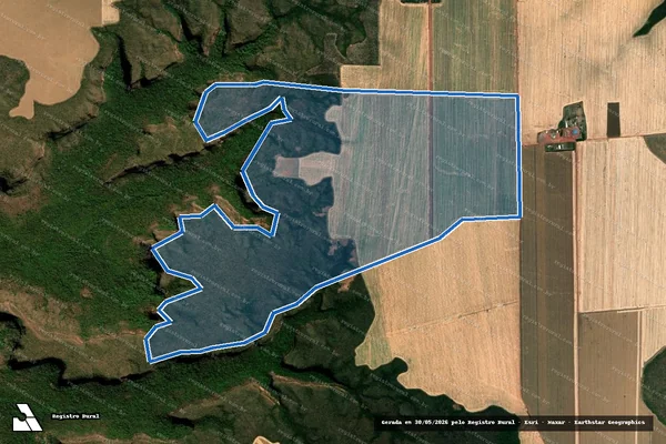 Imagem de satélite de Fazenda Arapuã / Parte 5 em Balsas - MA