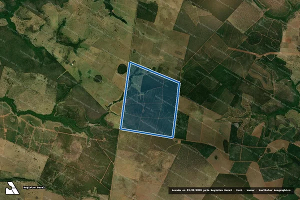 Imagem de satélite de FAZENDA BURITI DO CERRADO - Parte 1 em Selvíria - MS