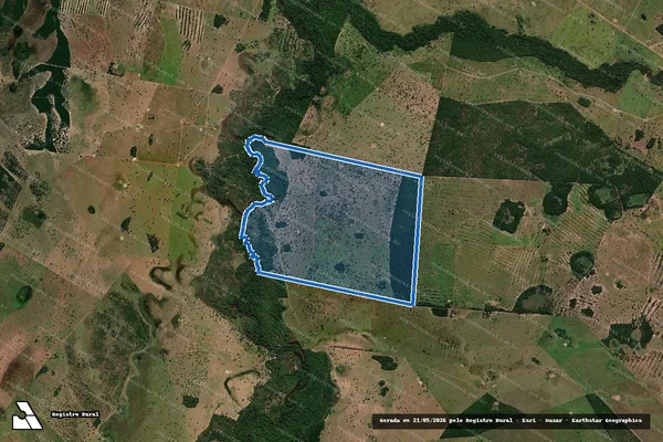 Imagem de satélite de FAZENDA ESTÂNCIA NOVA - Parte 1 em Rio Verde de Mato Grosso - MS