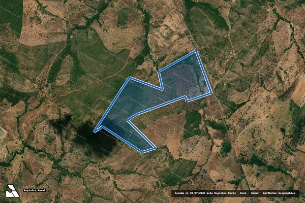 Imagem de satélite de FAZENDA RIO DO PEIXE DOS AGUIAR - Parte 1 em Santa Terezinha de Goiás - GO