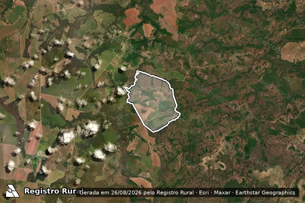 Imagem de satélite de FAZENDA 31 DE MAIO em Alto Garças - MT