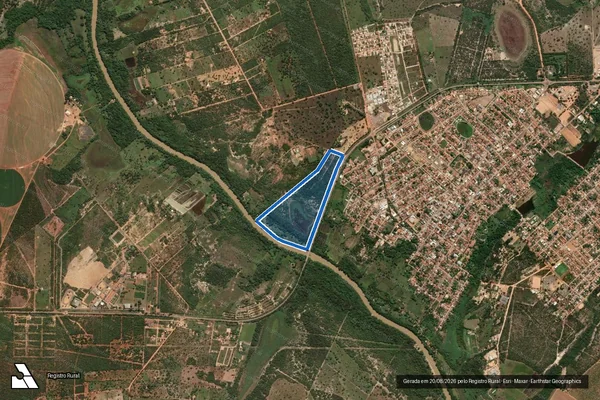 Imagem de satélite de FAZENDA IPOEIRA - 001 em Arinos - MG