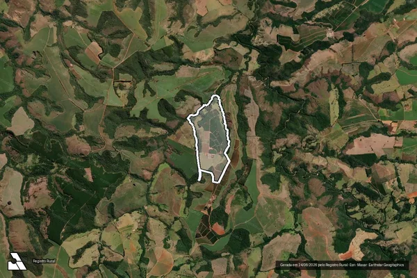 Imagem de satélite de FAZENDA GRAVATÁ - Parte 1 em Ibiá - MG