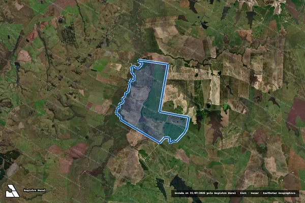 Imagem de satélite de Fazenda Santa Anna em Dom Pedrito - RS