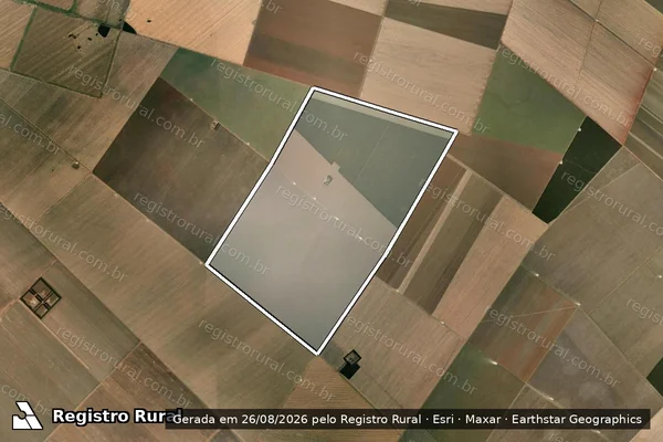 Imagem de satélite de Fazenda Santa Rita de Cássia (Serra do Quilombo) - Parte 1 em Bom Jesus - PI
