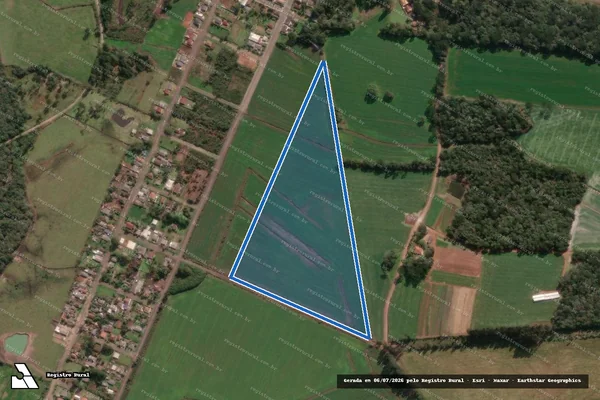 Imagem de satélite de Fazenda Maidel em União da Vitória - PR
