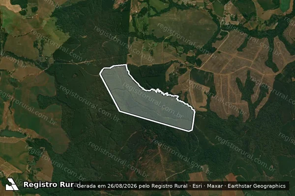Imagem de satélite de FAZENDA MARUMBA - Parte 1 em Reserva - PR