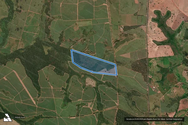 Imagem de satélite de Fazenda Boa Esperança - Parcela 1 em Pontalinda - SP