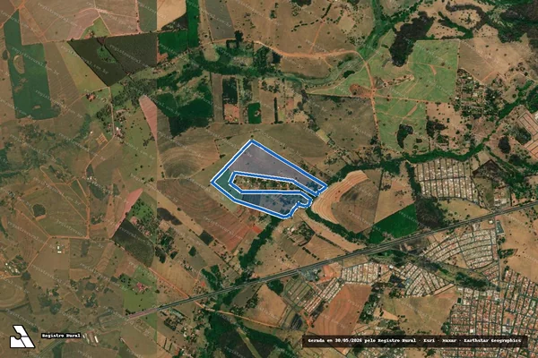 Imagem de satélite de CHÁCARA SANTO ÂNTONIO  - PARTE 1 em Bady Bassitt - SP
