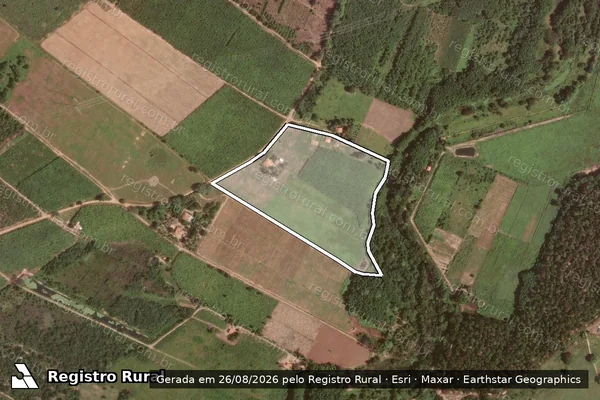 Imagem de satélite de Fazenda Angicos - Parte 9 em Janaúba - MG