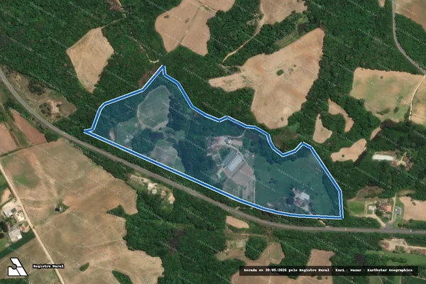 Imagem de satélite de TERRENO RURAL - PARCELA 01 em Araucária - PR
