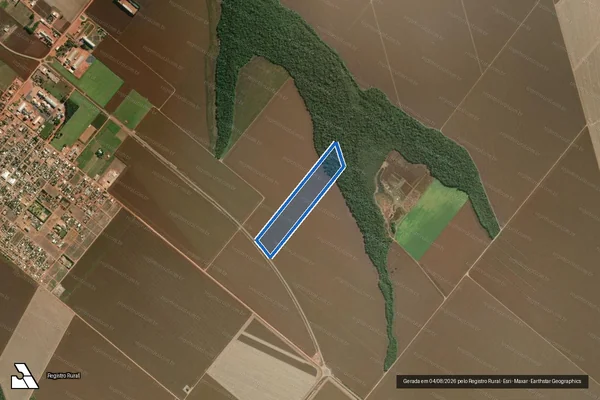 Imagem de satélite de LOTE-08 - Remanescente 01 em Sorriso - MT