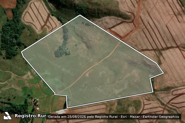 Imagem de satélite de Fazenda Rincão do Américo II - parcela 01 - Parcela 01 em São Francisco de Assis - RS
