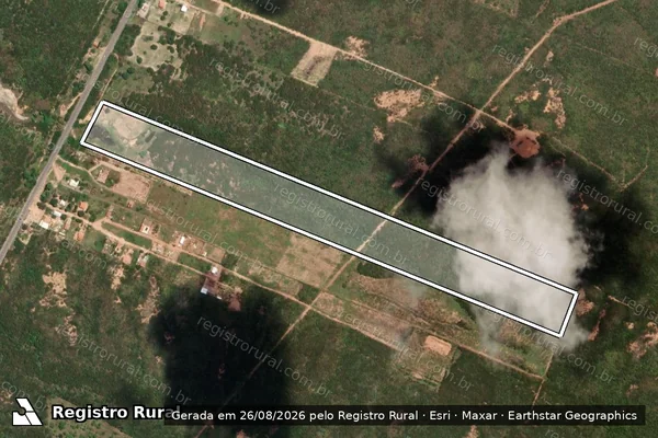 Imagem de satélite de LOTE 07 ? PA CASQUEIRA - LOTE 07 em Areia Branca - RN