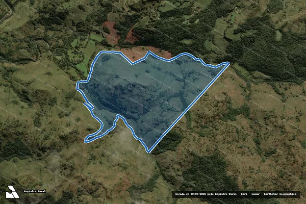 Imagem de satélite de Fazenda Estancia do Meio / Parcela 1 em São Joaquim - SC