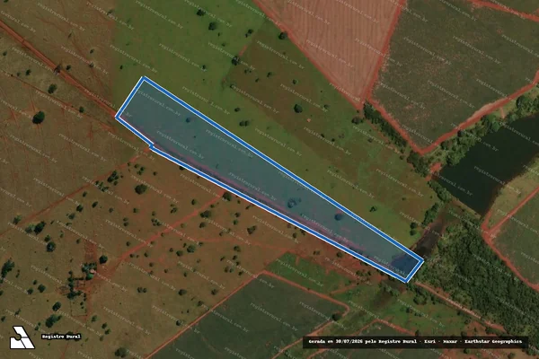 Imagem de satélite de Fazenda Piancó - Gleba 05 em Itapagipe - MG