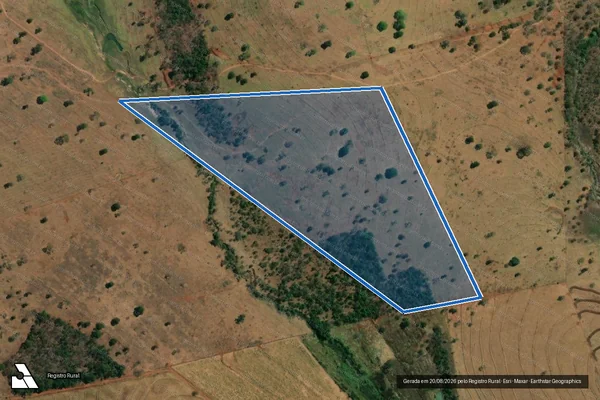 Imagem de satélite de FAZENDA DUAS IRMÃS - Gleba 02 em Gurinhatã - MG